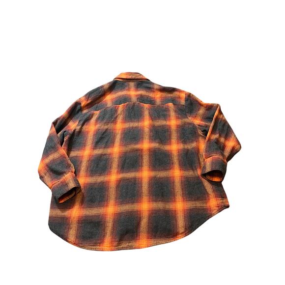 Old Navy Womens XL Boyfriend Shirt Flannel Evermore Taylor Swift Style Plaid - Picture 6 of 8